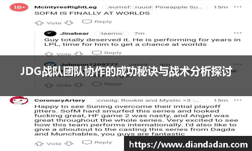 JDG战队团队协作的成功秘诀与战术分析探讨